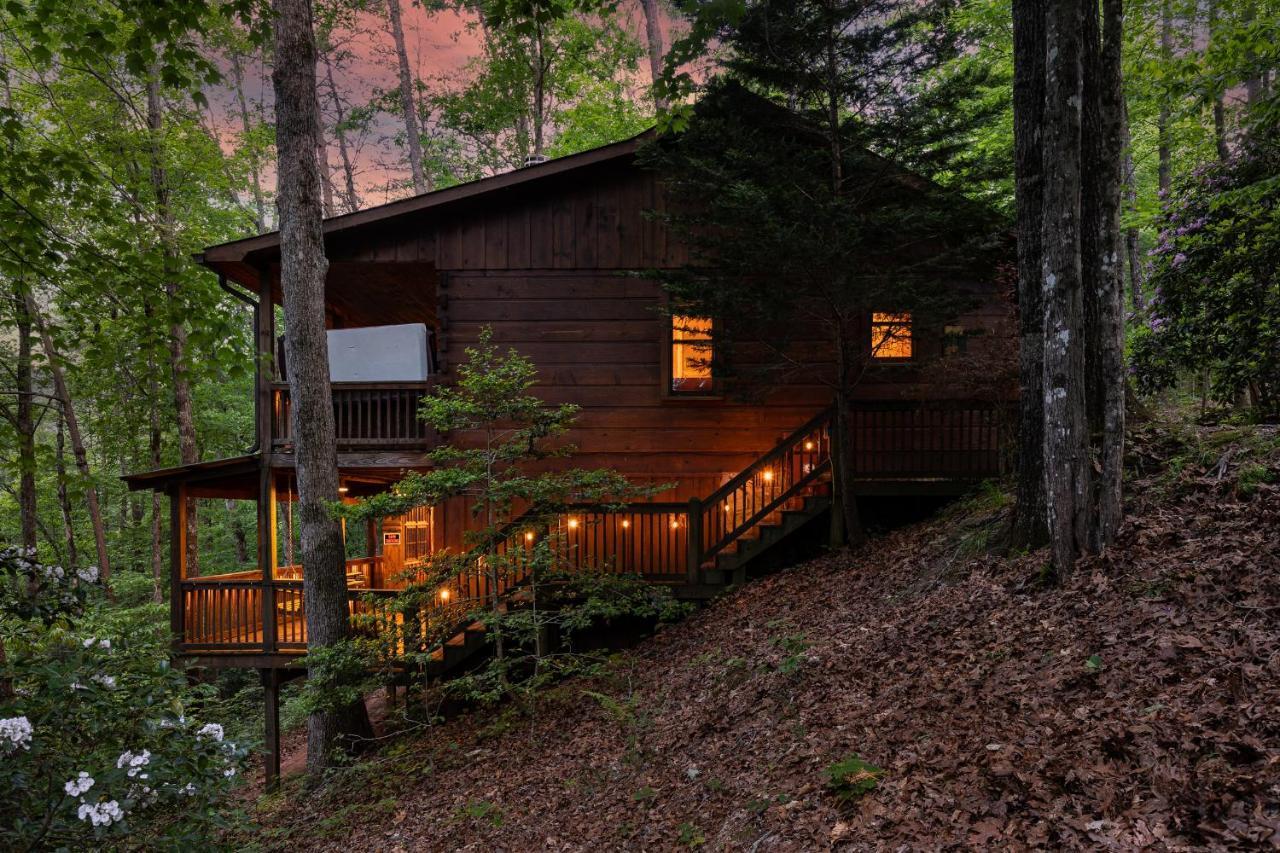 Secluded Sunrise Ridge-10 Min From Blue Ridge, King Beds, Hot Tub, 2 Porches, Fireplace Wood Burning, Mountain View, Cozy Esterno foto