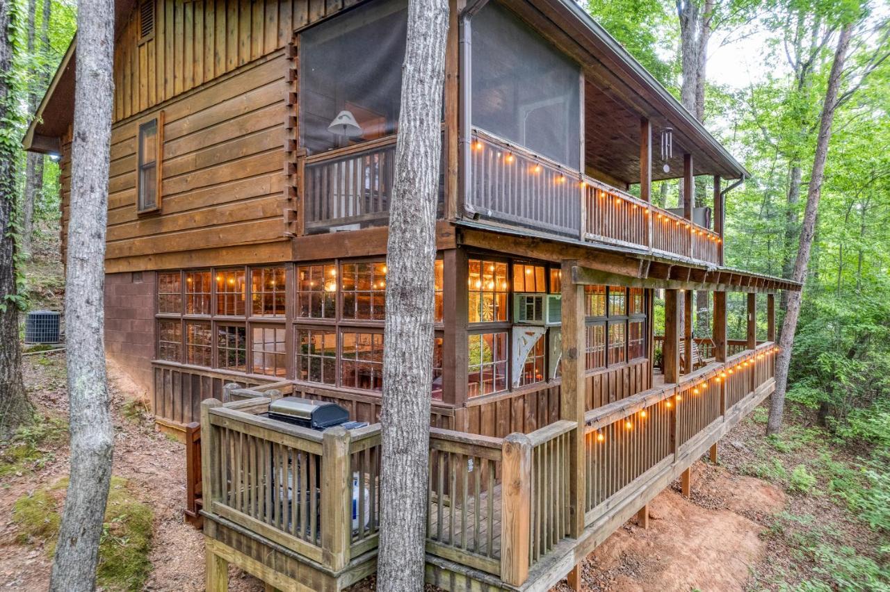 Secluded Sunrise Ridge-10 Min From Blue Ridge, King Beds, Hot Tub, 2 Porches, Fireplace Wood Burning, Mountain View, Cozy Esterno foto